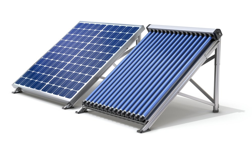 Panel fotovoltaico de Calentador Solar